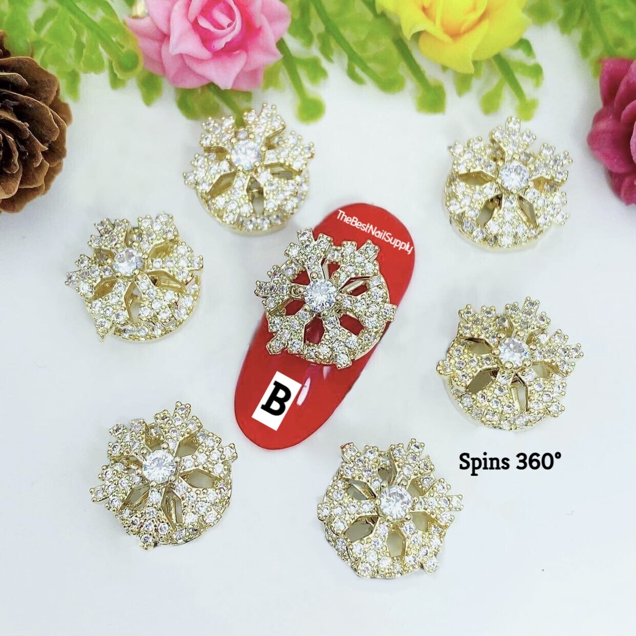 Spinning Snowflake (3 Options)