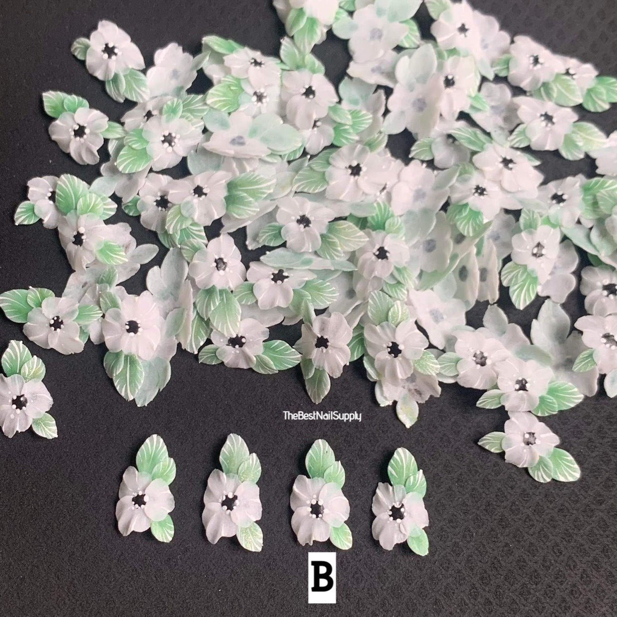 3D Acrylic Flowers 6 Colors (Style 51)