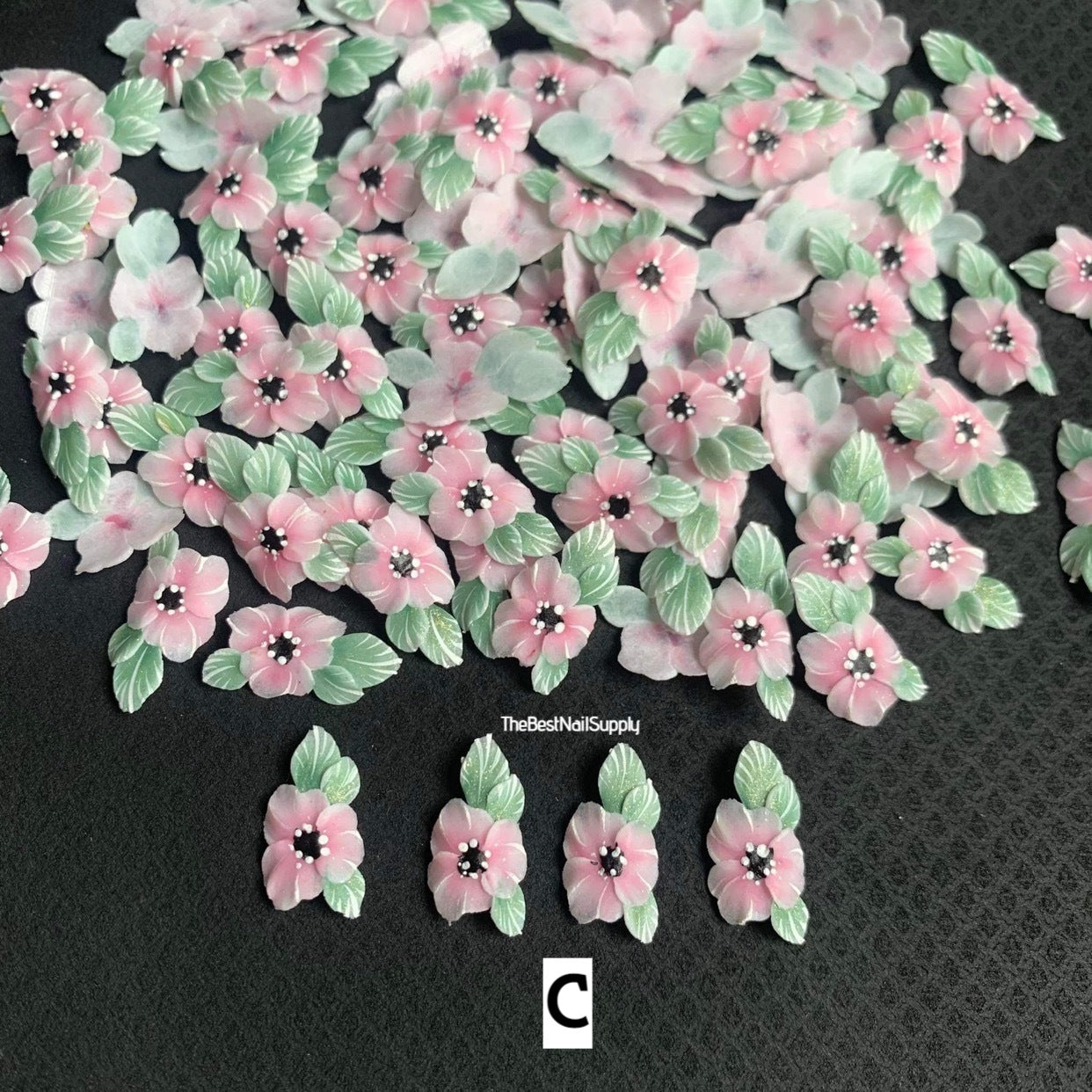 3D Acrylic Flowers 6 Colors (Style 51)