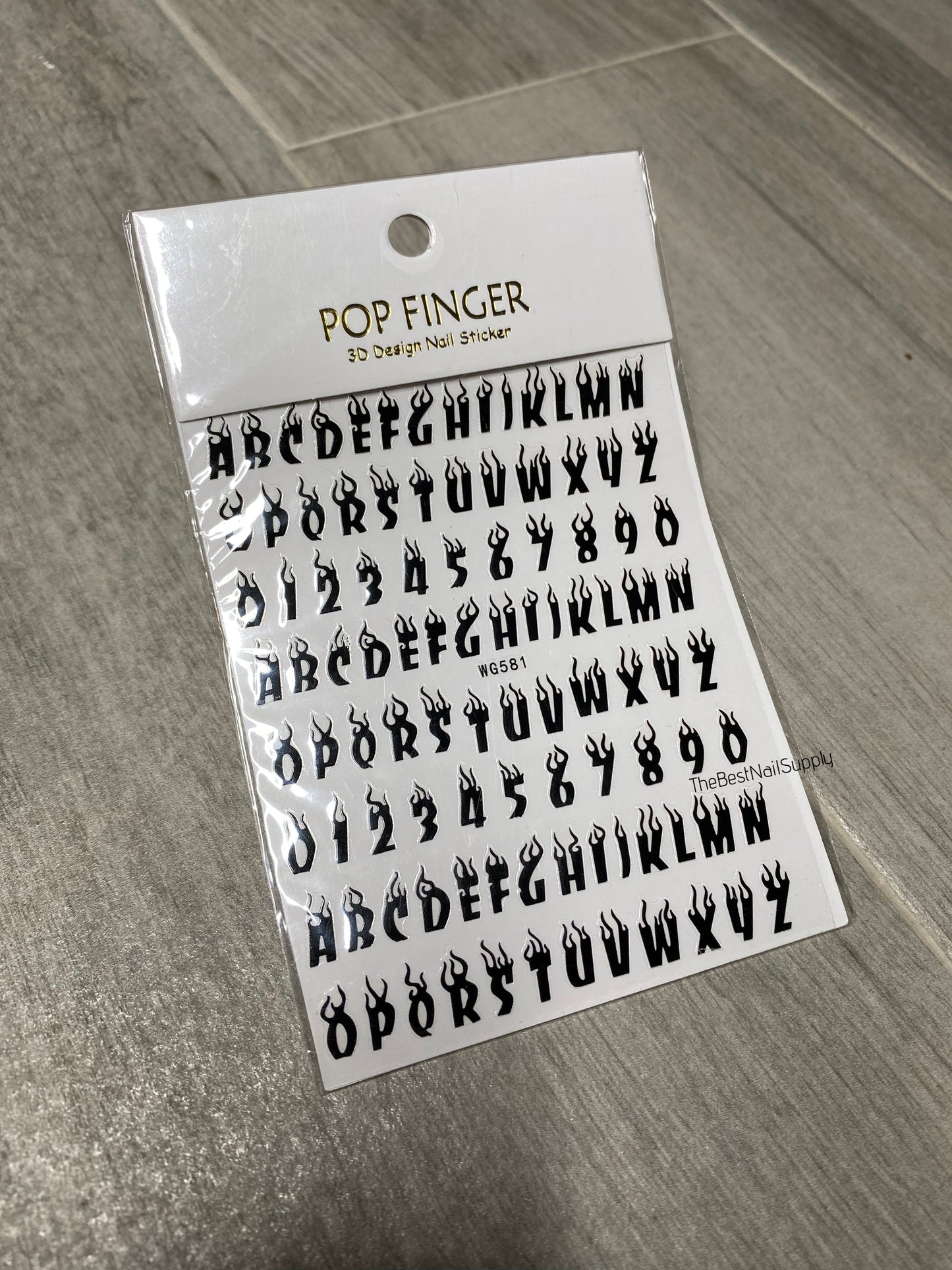 Flaming Letter (4 Options)