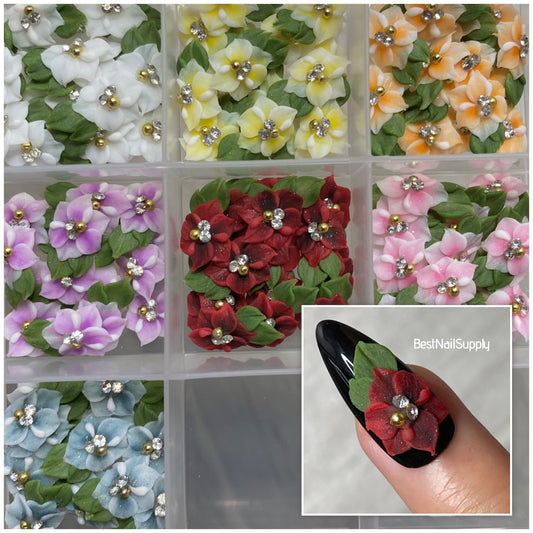 3D Acrylic Flowers (7 Colors)