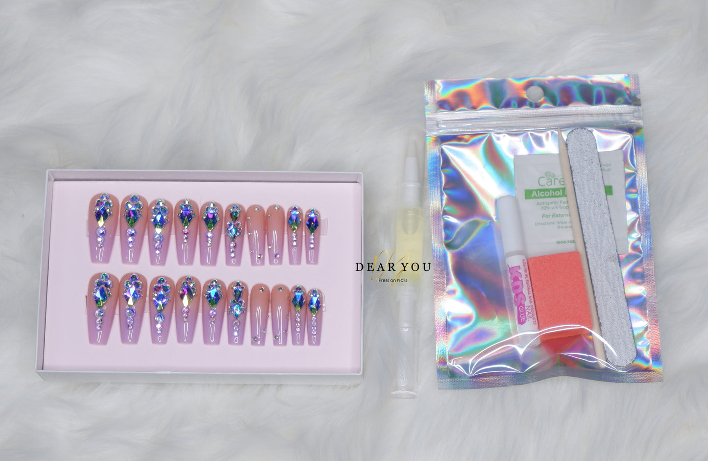 Pink Crystals 20pcs (Coffin)