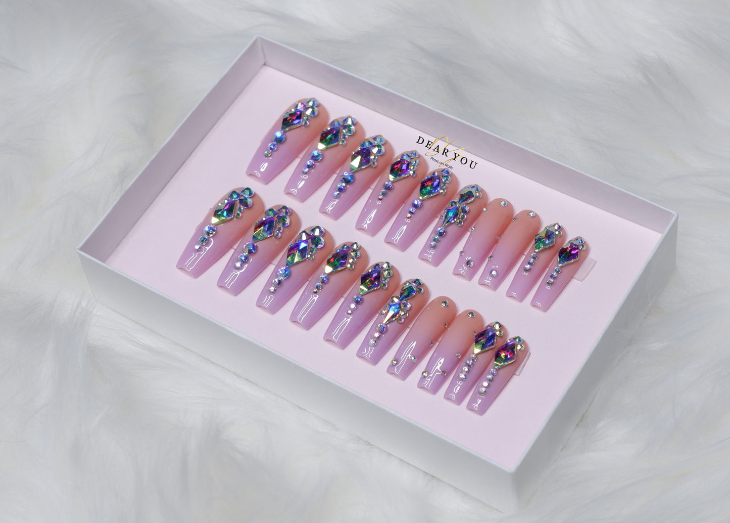 Pink Crystals 20pcs (Coffin)
