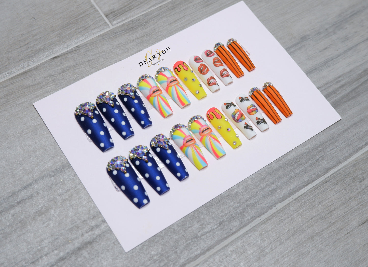 Blue and Orange 20pcs (Coffin)