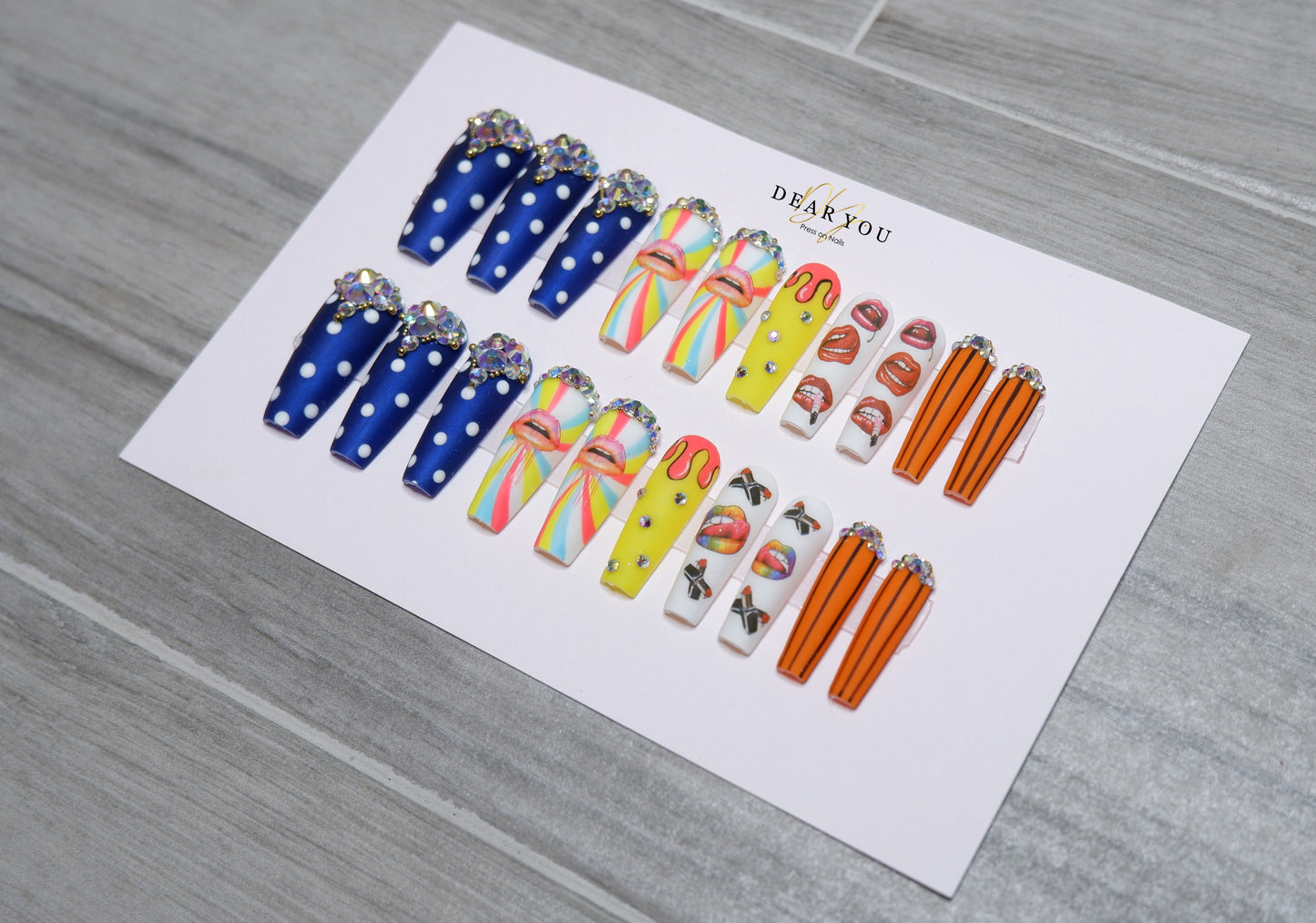 Blue and Orange 20pcs (Coffin)
