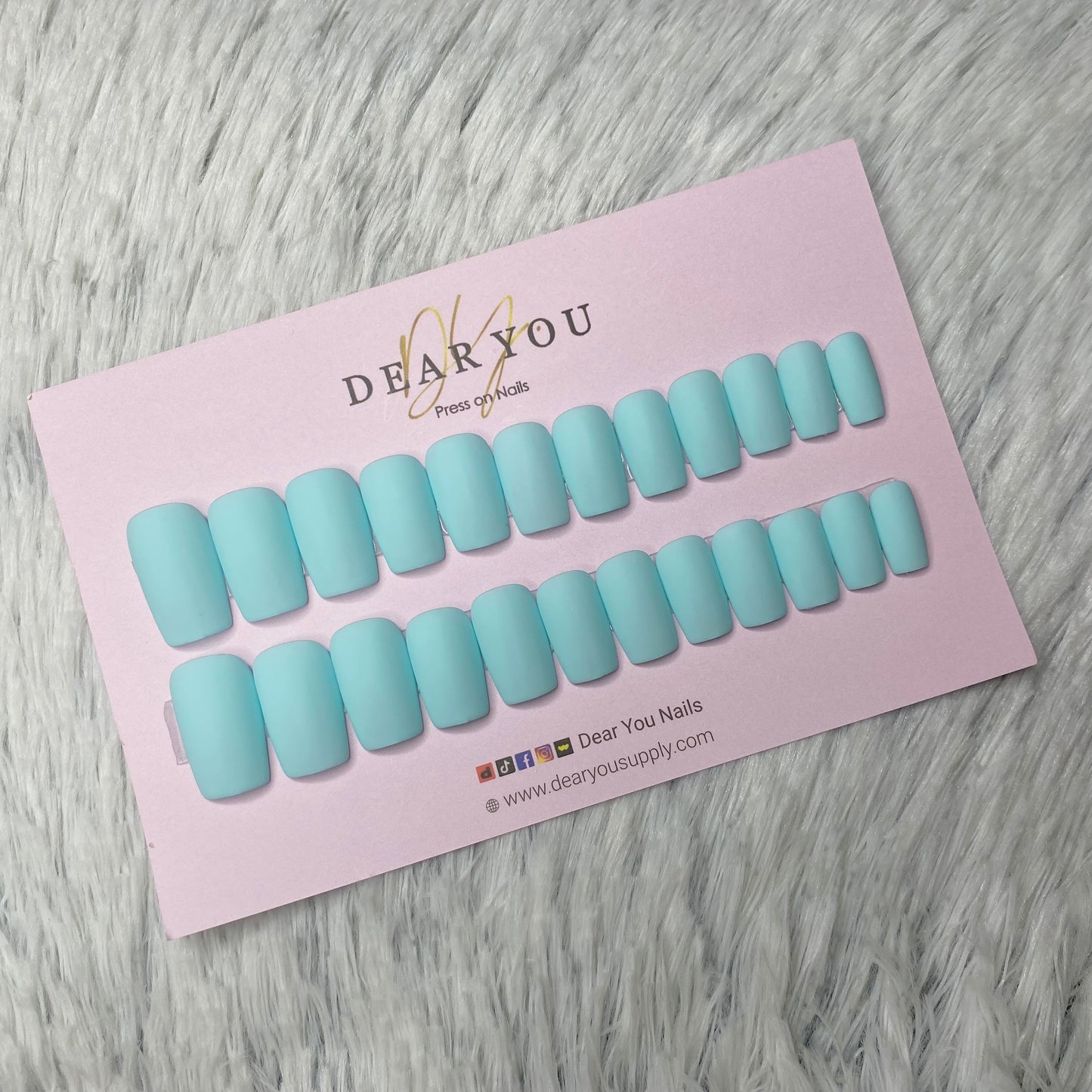 Blue Matte 24pcs (Square)