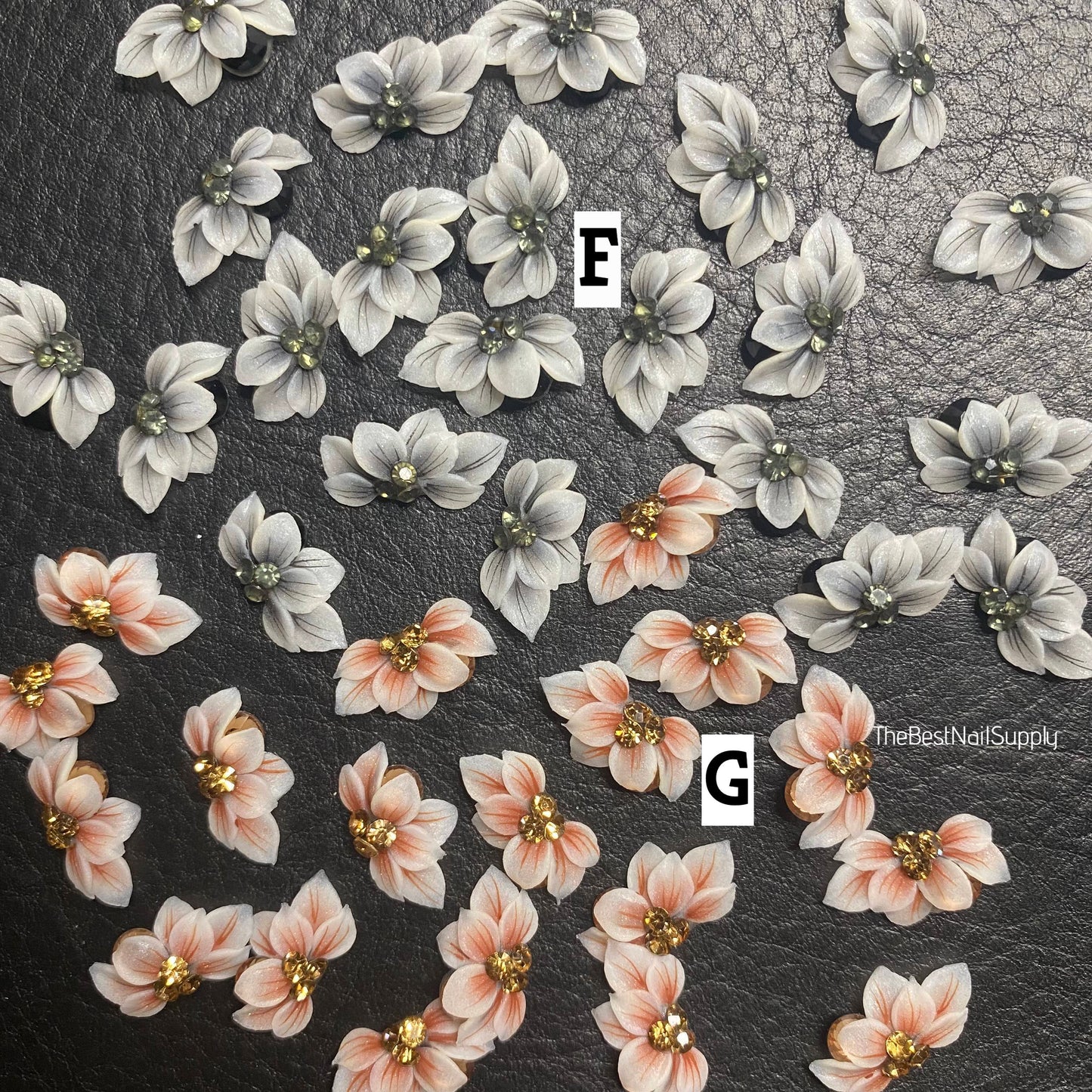 3D Acrylic Flowers 7 Colors (Style 26)