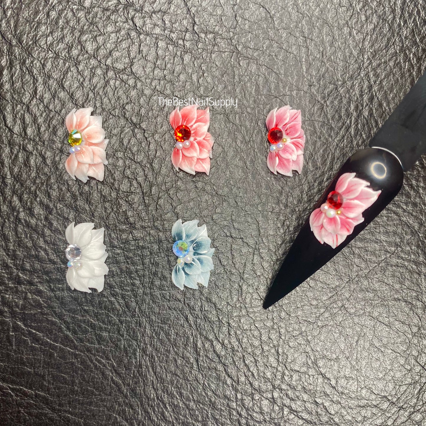 3D Acrylic Flowers 5 Colors (Style 48)