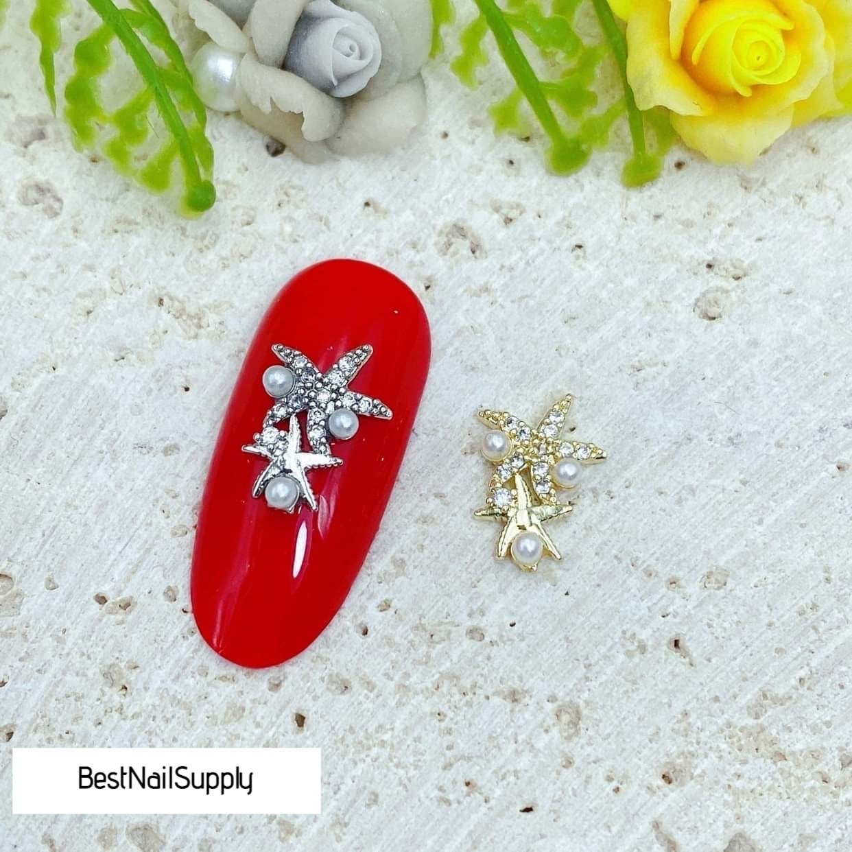 CZ Starfish Nail Charm (N21)