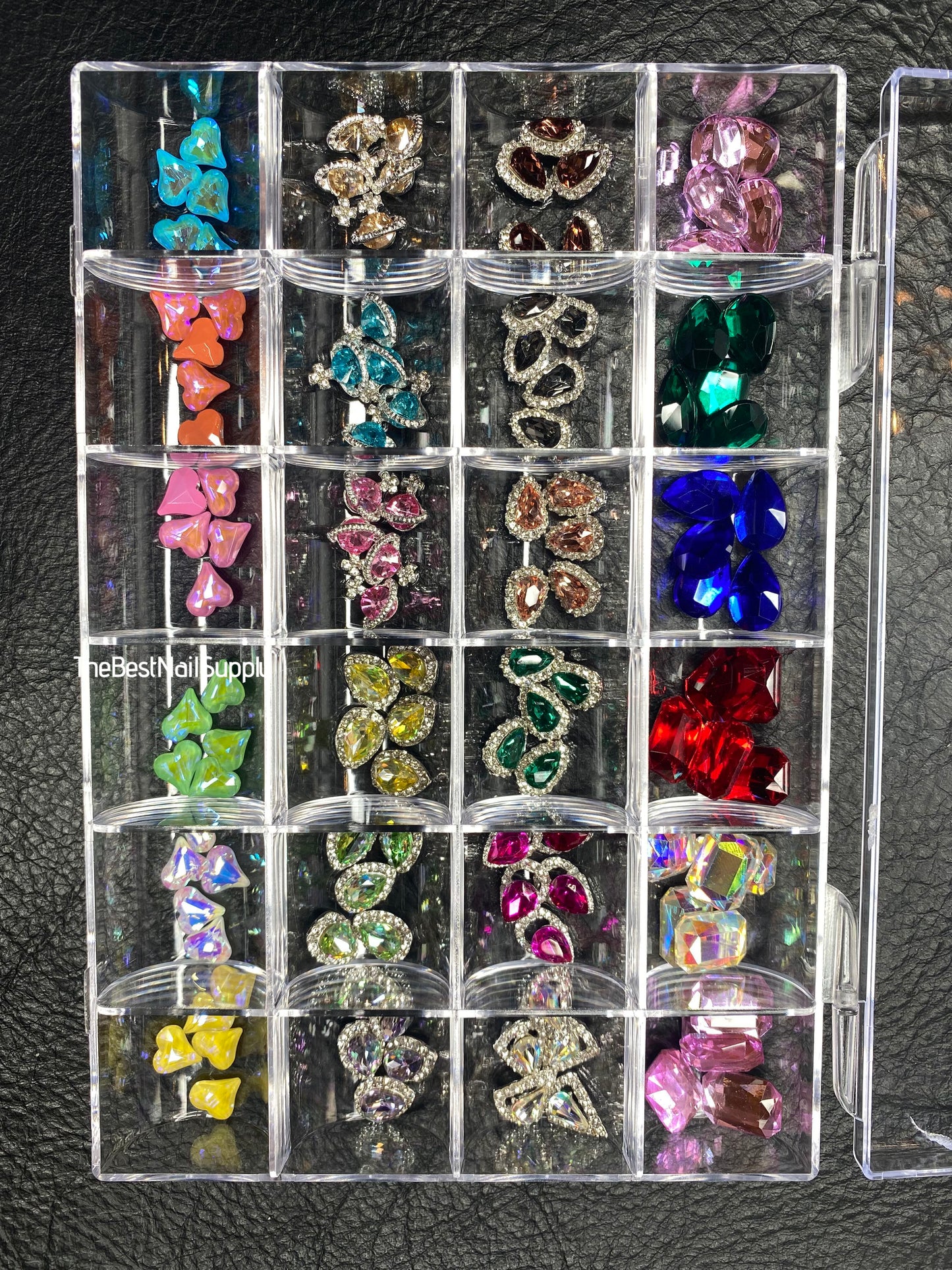120pcs Mixed Crystal Rhinestones