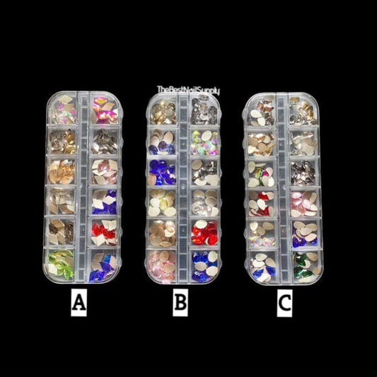 120pcs Mixed Rhinestones (8 Options)