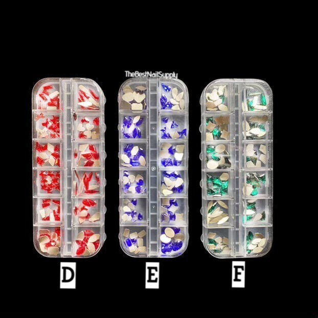 120pcs Mixed Rhinestones (8 Options)