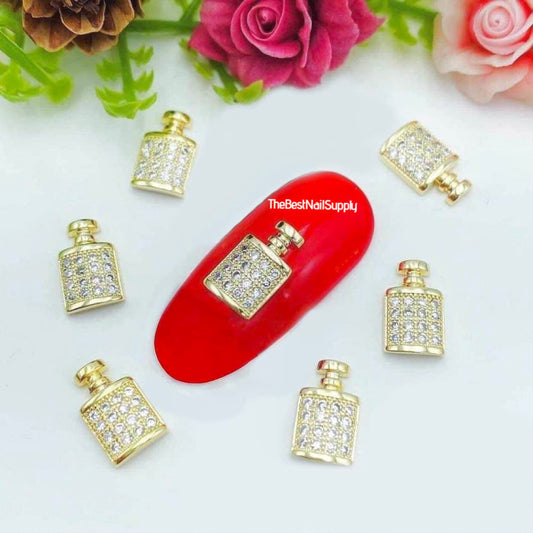 2pcs Perfume Bottle Nail Charm (Style 1)