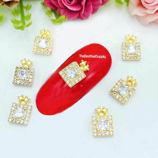 2pcs Perfume Bottle Nail Charm (Style 2)