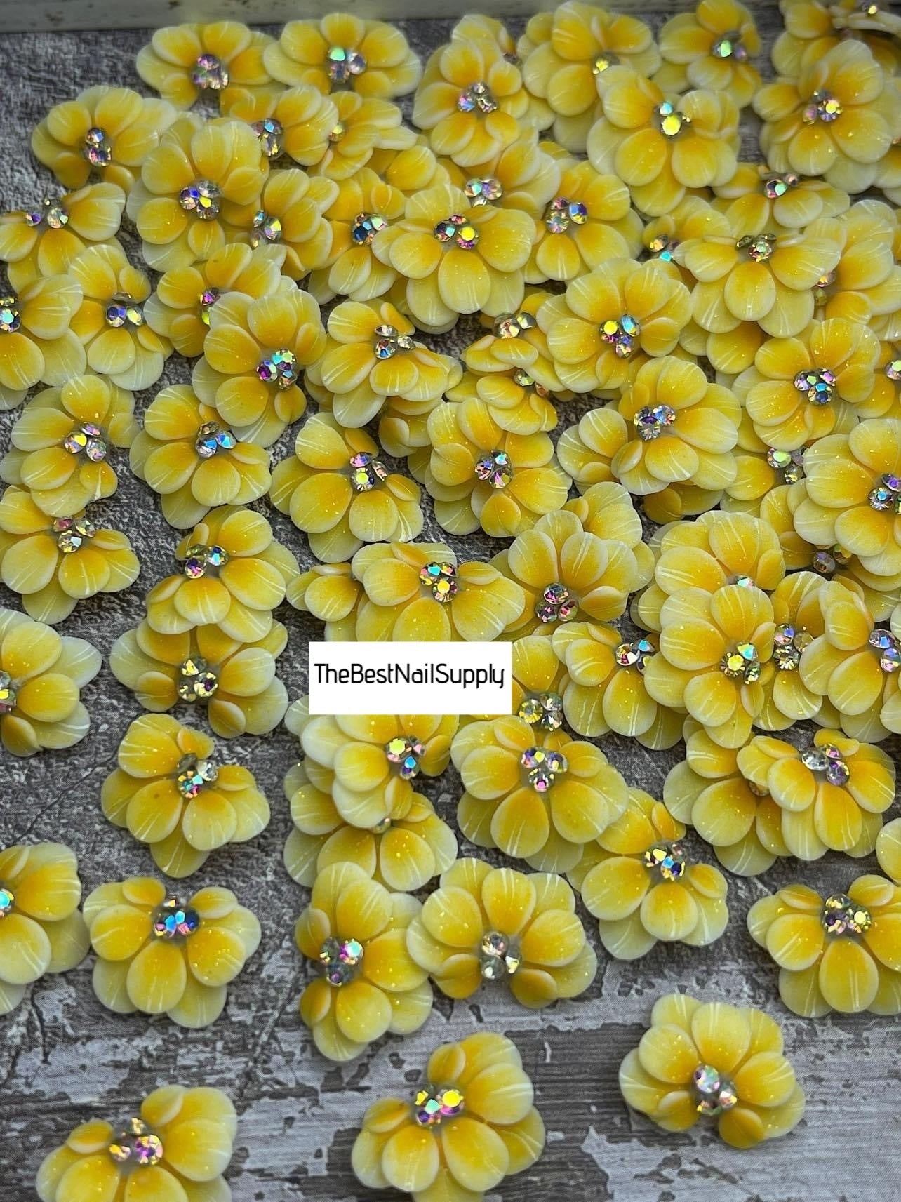 3D Acrylic Flowers 7 Colors (Style 6)