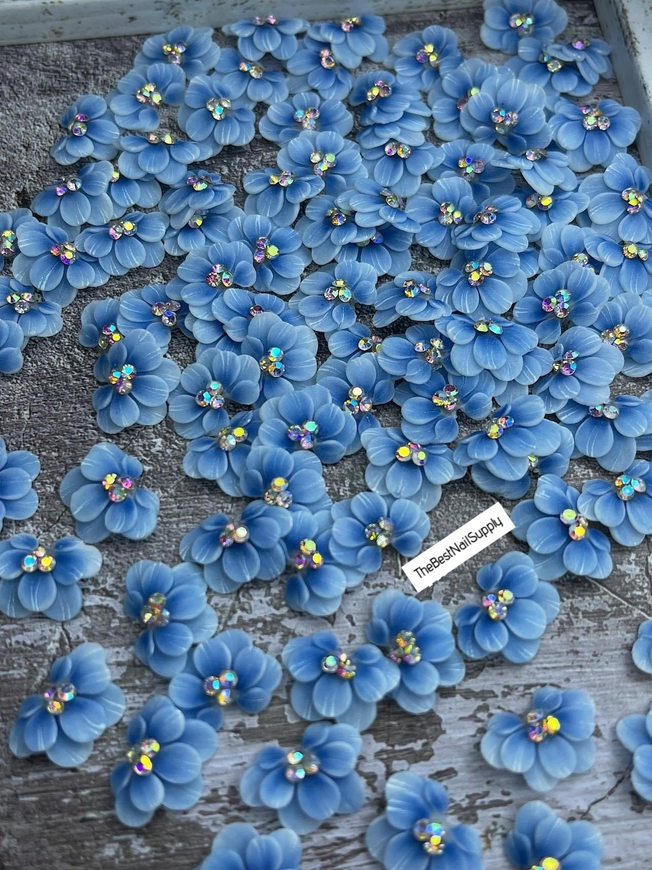 3D Acrylic Flowers 7 Colors (Style 6)