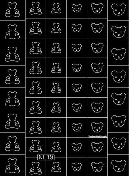 Nail Stencils (8 Options)