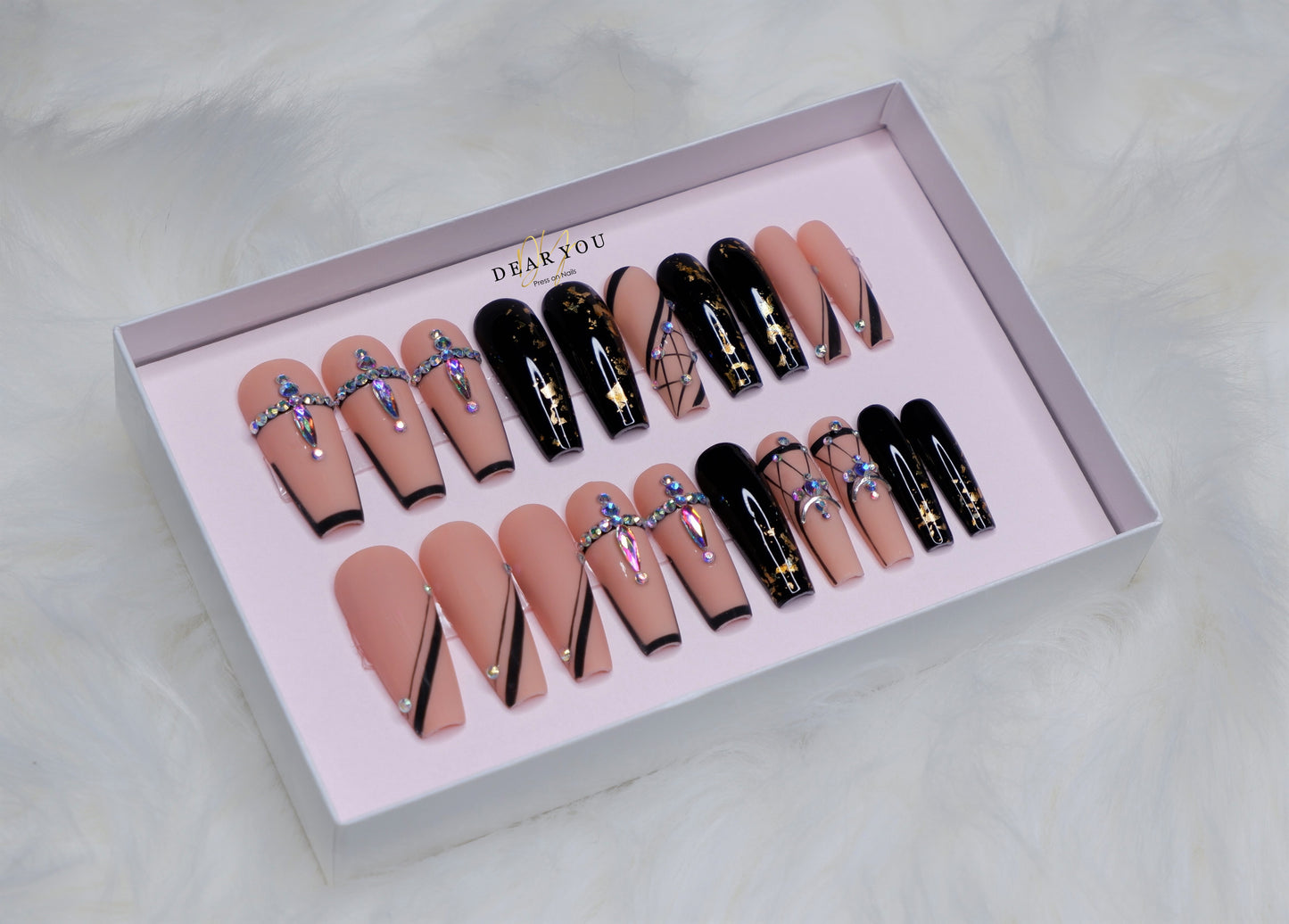 Black and Gold 20pcs (Coffin)