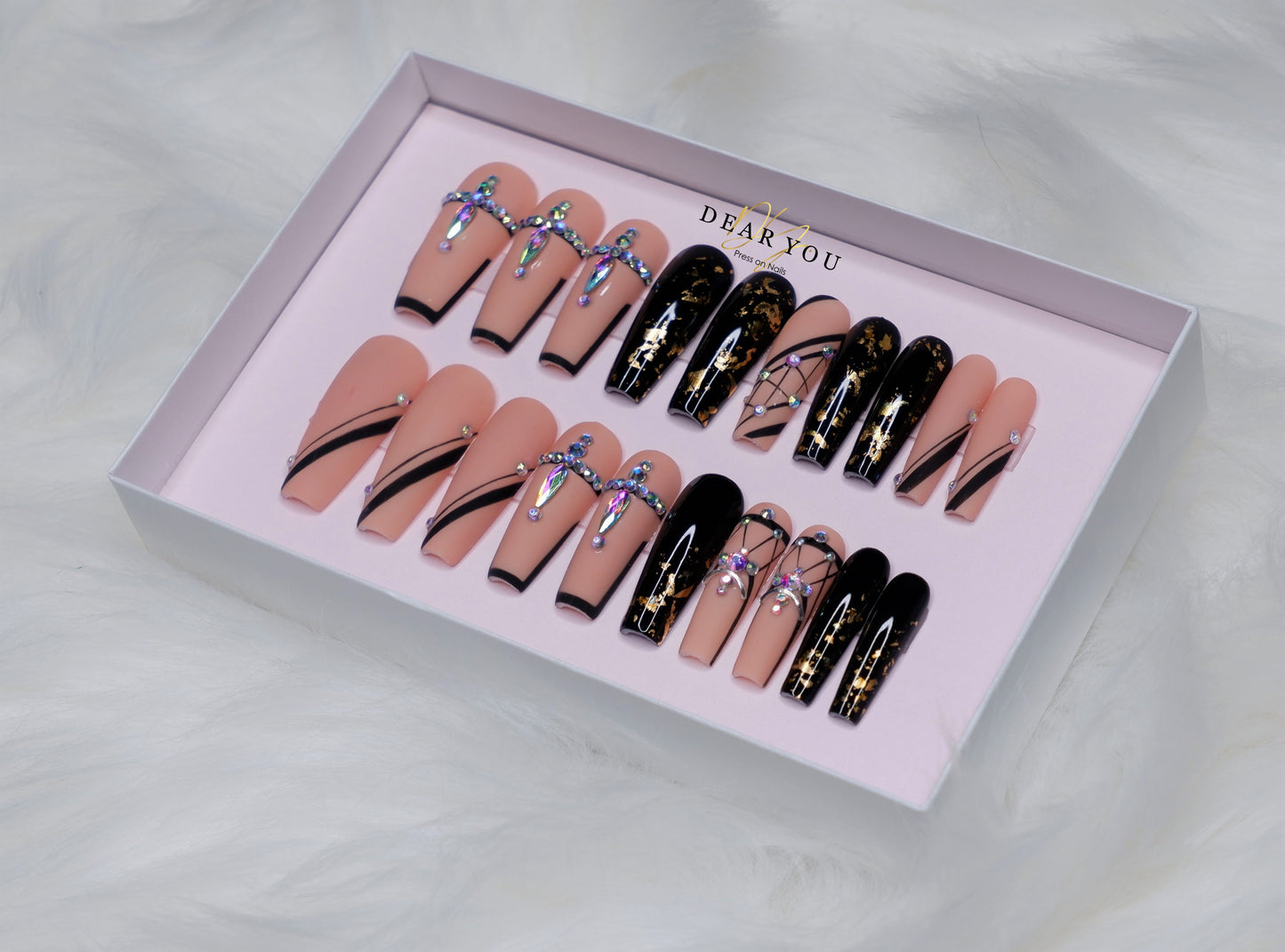Black and Gold 20pcs (Coffin)