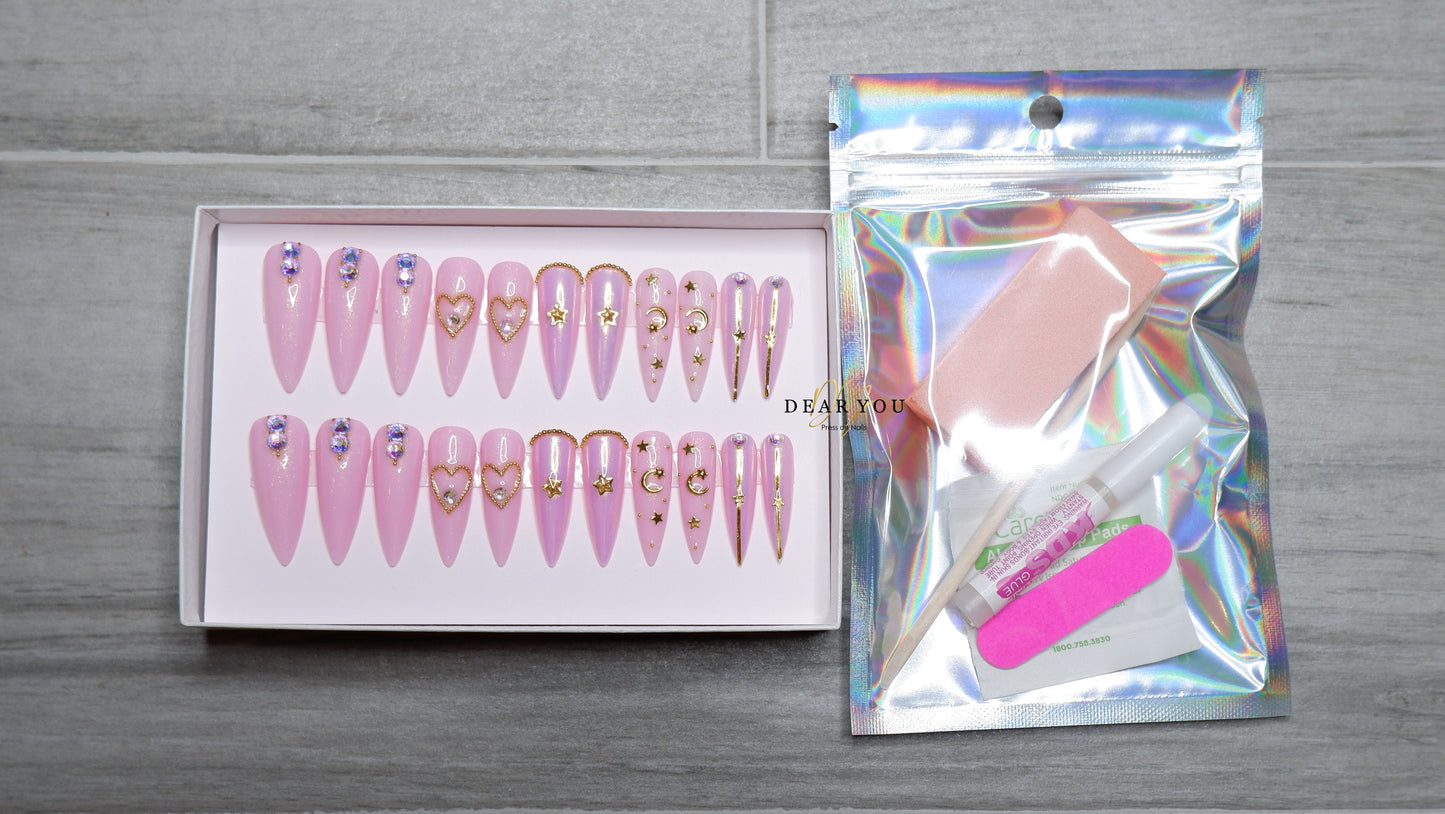 Crescent Moon 22pcs (Stiletto)