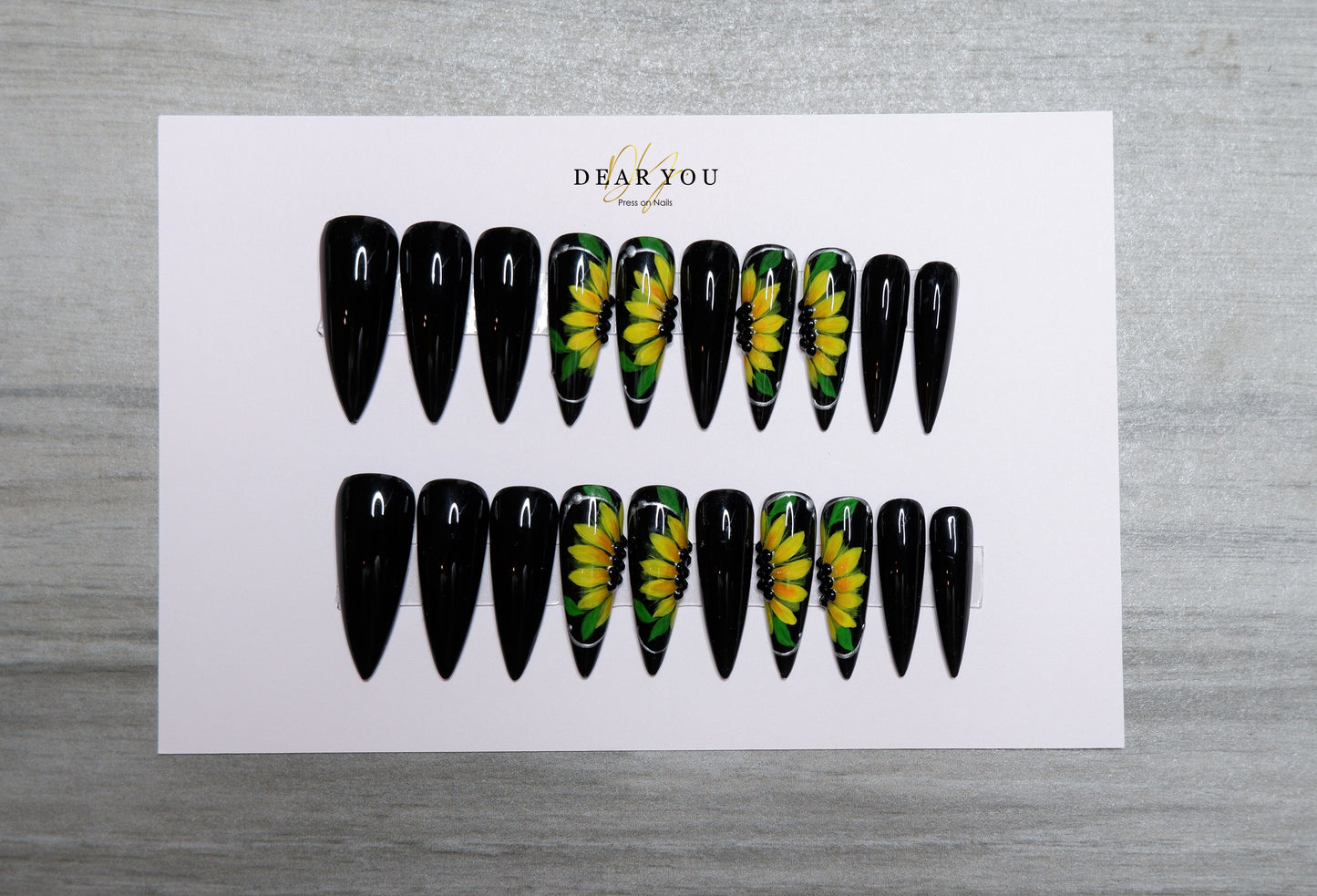 Sunflower 20pcs (Stiletto)