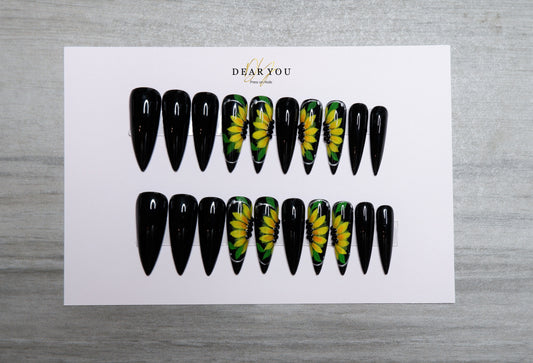 Sunflower 20pcs (Stiletto)