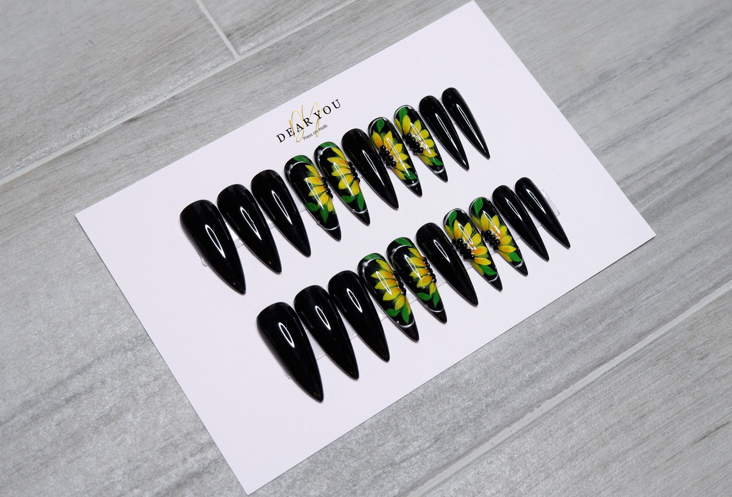Sunflower 20pcs (Stiletto)