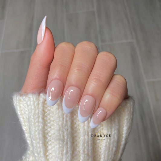 French Tip 24pcs (Almond)