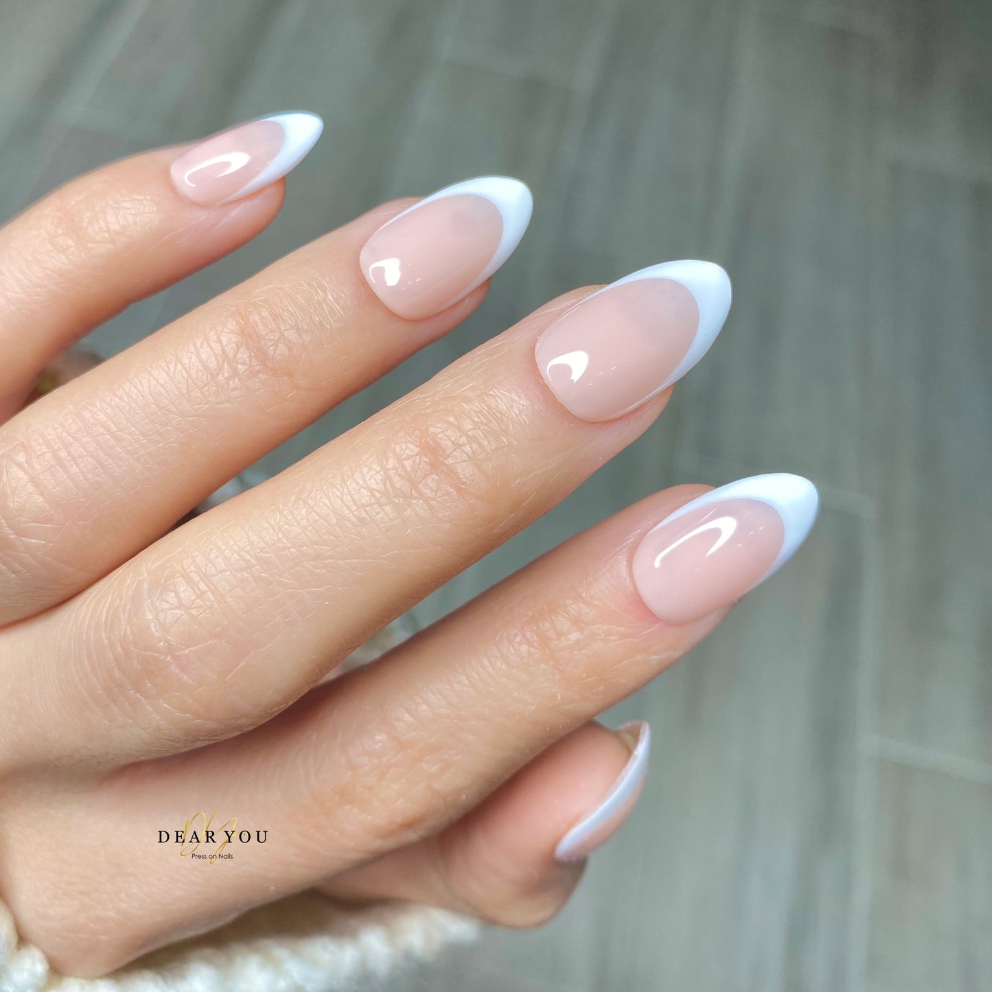 French Tip 24pcs (Almond)