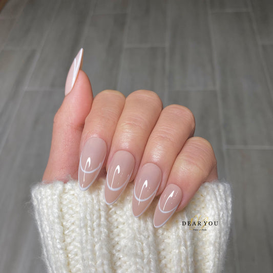 Beige 24pcs (Almond)