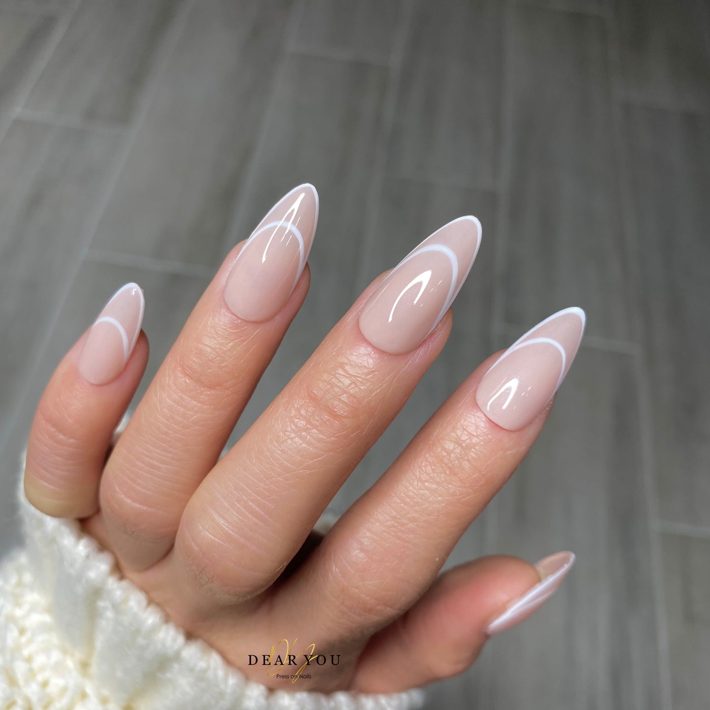Beige 24pcs (Almond)