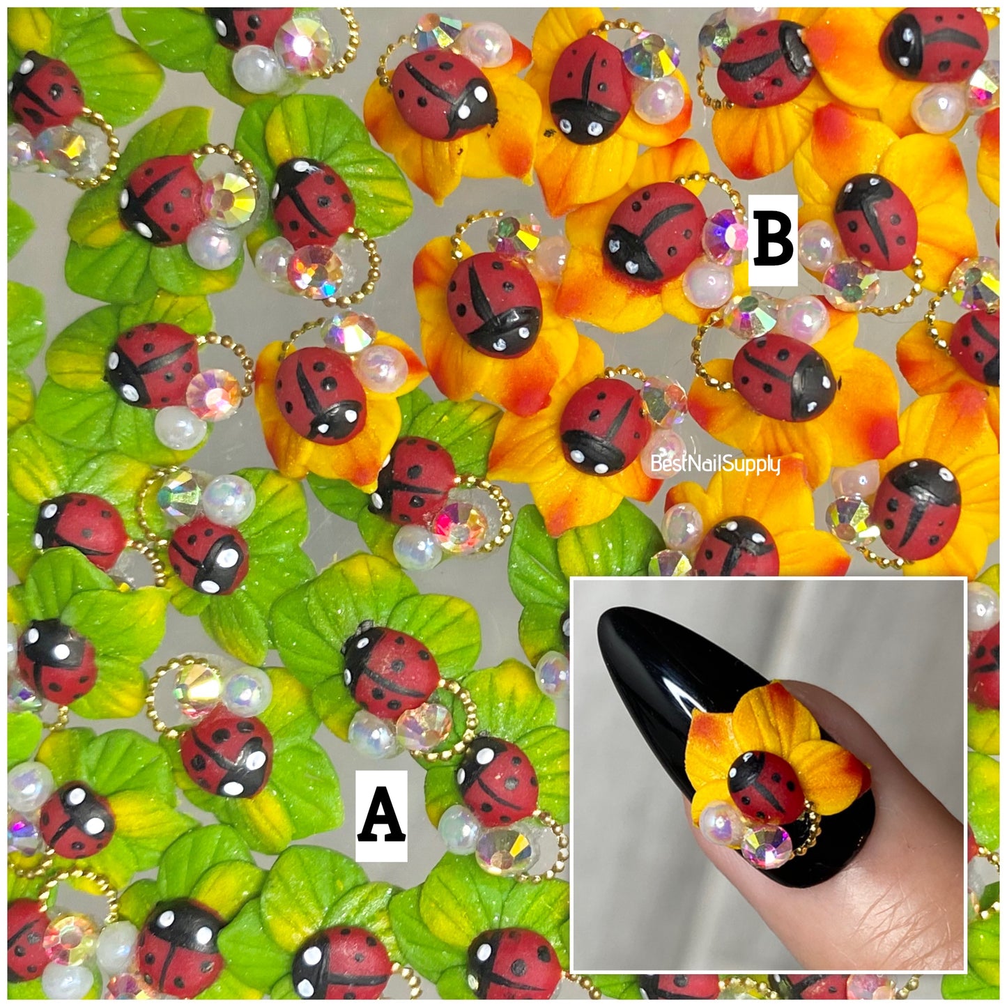 Lady Bug Acrylic (2 Options)