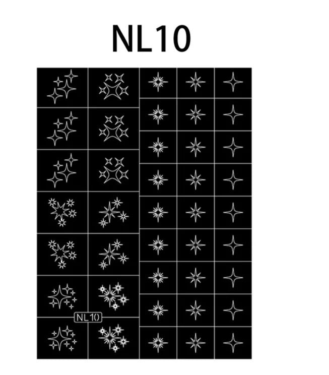 Nail Stencils (6 Options)