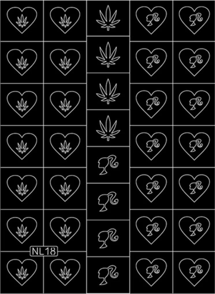 Nail Stencils (8 Options)