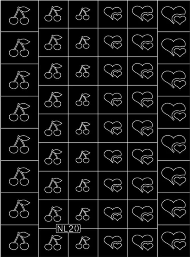 Nail Stencils (8 Options)