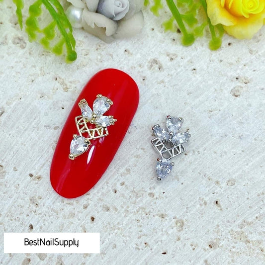 CZ Pointed Nail Charm (N22)