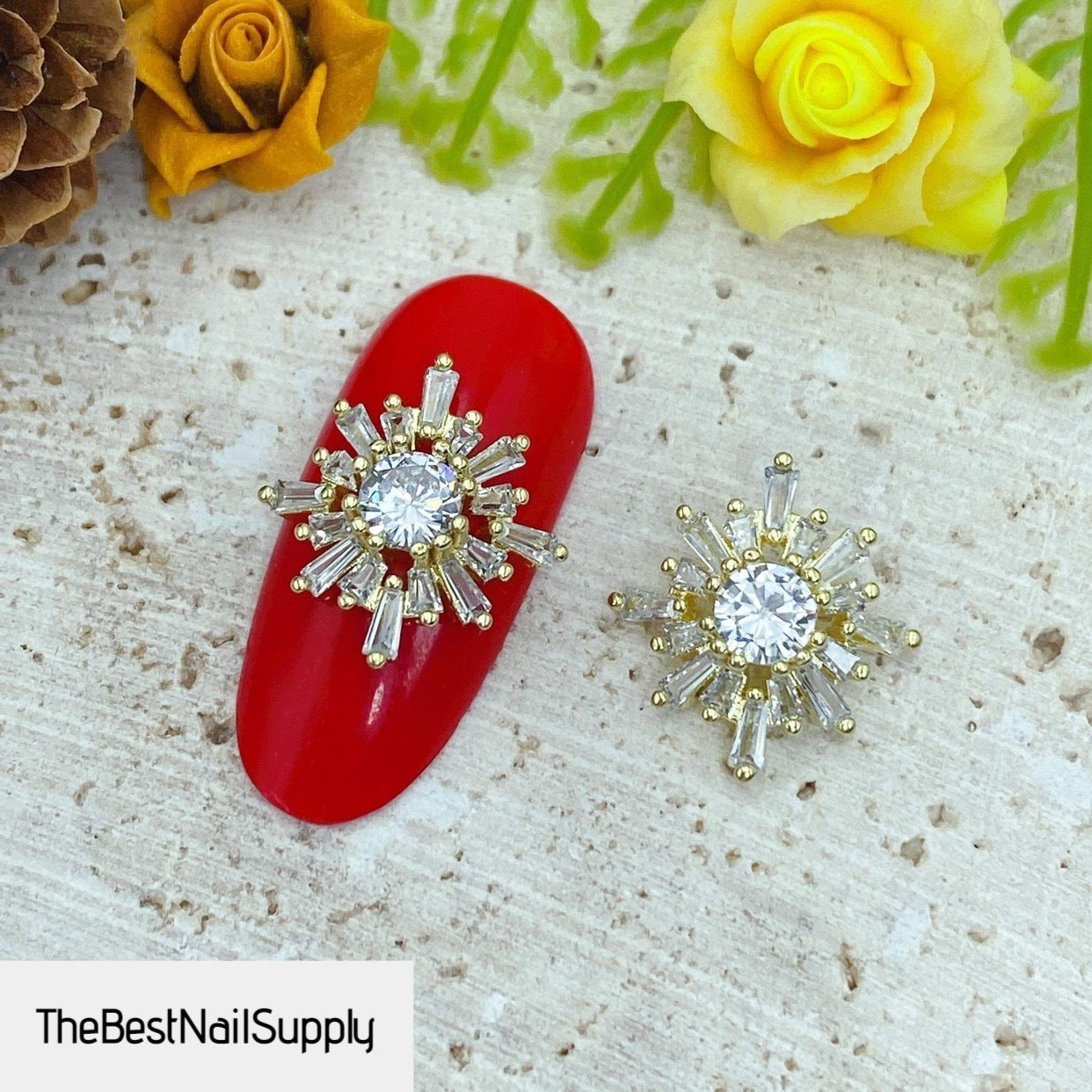 Snowflake Nail Charm