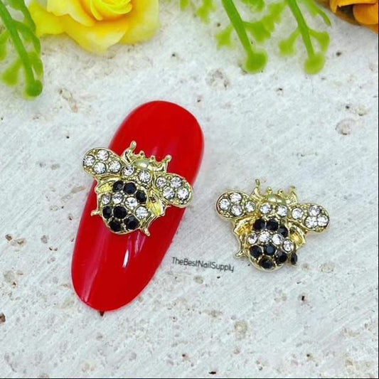 4pcs Bee Nail Charm