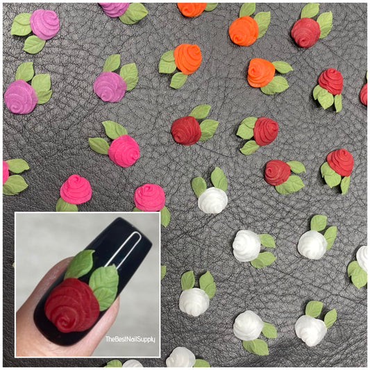 3D Acrylic Flowers 5 Colors (Style 54)