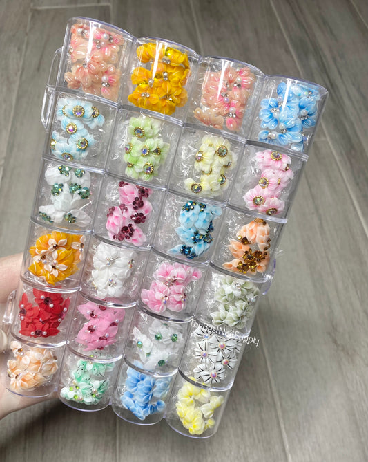 100/200 Pieces Acrylic Flower Set (Style 15)